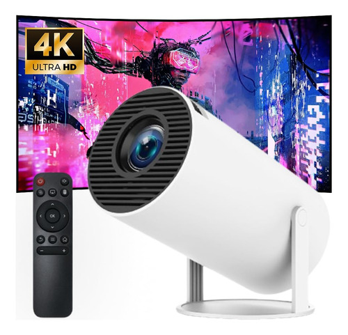 Proyector Mini Wohingo Proyector Profesional Hy300 Smart Tv Blanco