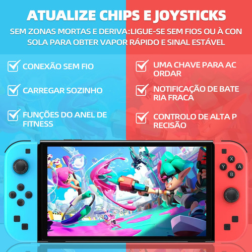 Controle Joystick Sem Fio Yzc-05 Control Para Switch Gray