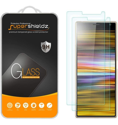 Protector De Pantalla Para Xperia 10 Plus Supershieldz X2