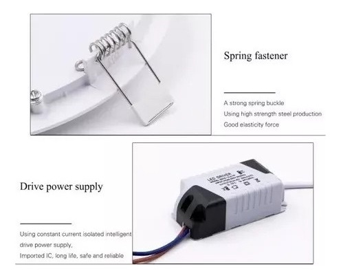 X10 Foco Panel Plafón Led 12w Embutido Redondo Luz Calida