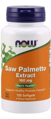 Saw Palmetto Extract 160mg 120softgels, Now,