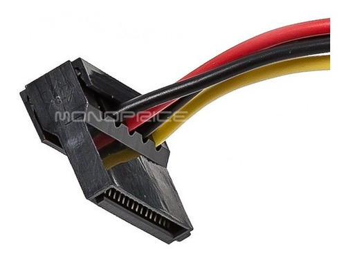 Molex Ide Fêmea X Sata Fêmea Angulado 90 Adaptador Invertido