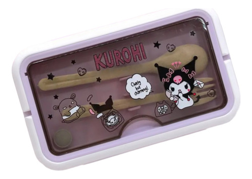 Contenedor Taper Sanrio Cinnamoroll Kuromi Hello Kitty