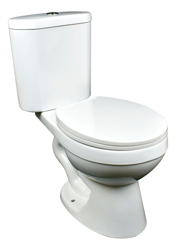 Wc Inodoro Cerámico De Dos Piezas