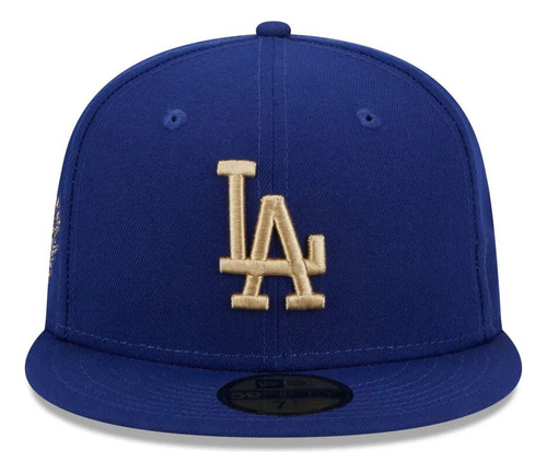 Gorra New Era La Dodgers Laurel Sidepatch Cap Azul 7 1/2 Lisa