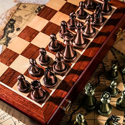 Juego De Ajedrez 12 Pulgadas Con Tablero De Ajedrez De Mader