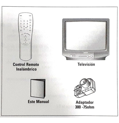 Imagen 6 de 7 de Tv Samsung 20 PuLG Color C/c Remoto Crt