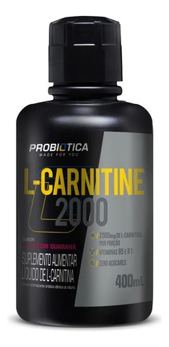 L-carnitine 2000 (400 Ml) Açai Com Guaraná Açaí Com Guaraná