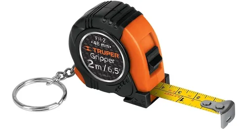 comprar Flexometro Tipo Llavero 2m Cinta 13mm Con Carcasa Resistente