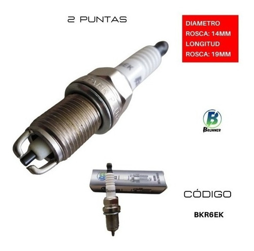 Bujias Compatible Hyundai Sonata V6 2.5 M.p.i. 2001 A 2002