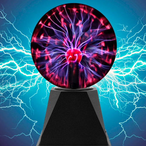 Globo Plasma Light Bola Cristal 110v 20cm Decoração Festas