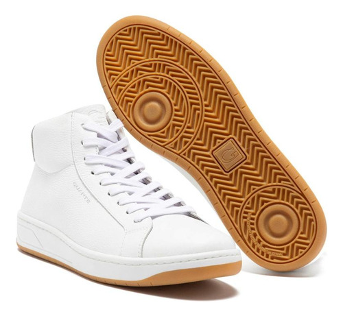 Zapatilla Caña Alta Guante Tesla Blanco 0035304