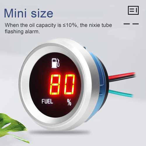 L Indicador Digital De Nivel De Combustible Con Alarma For