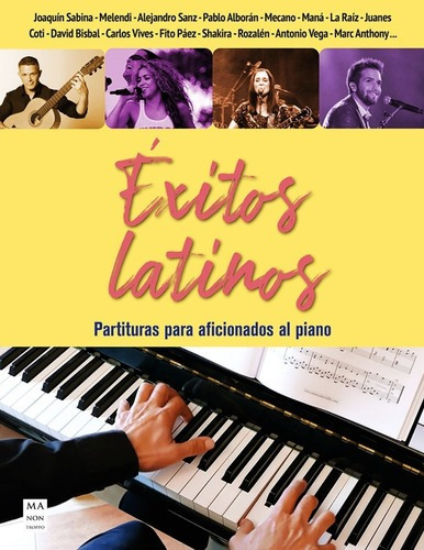 Libro Exitos Latinos - Partituras De Piano Miguel Fernandez