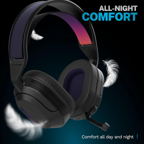 Auriculares Para Juegos Jlab Nightfall Inalámbricos Con Cont
