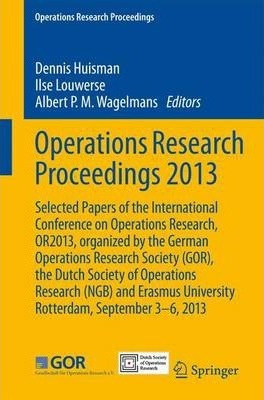 Libro Operations Research Proceedings 2013 : Selected Pap...