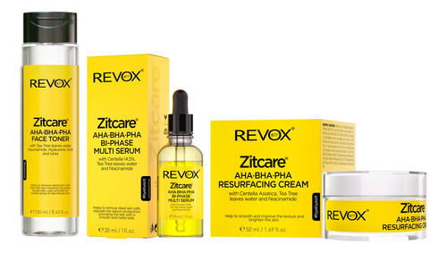 Revox Kit Zitcare Multi Serum + Tónico Facial + Crema 3c