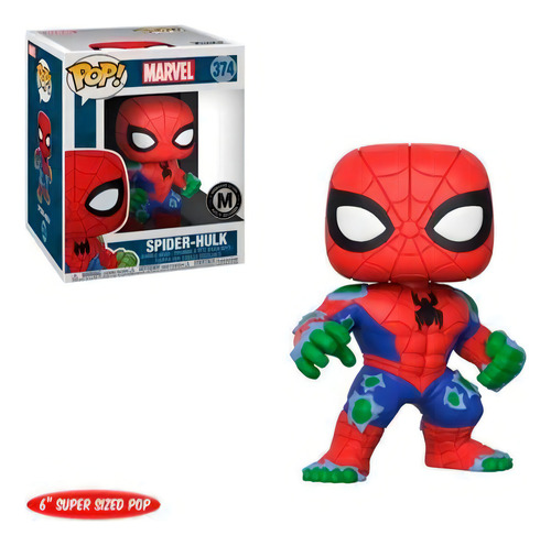 Figura de acción Hombre Araña Spider-Hulk de Funko Pop!