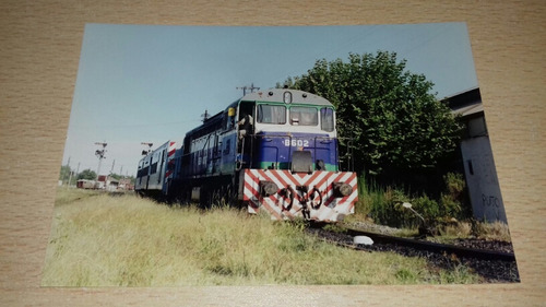 Ferrocarril Foto 15x10 Locomotora Gaia B602 En Retiro S.m.