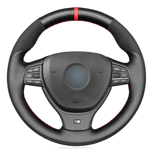 Mewant Funda Para Volante Gamuza Cuero Genuino Bmw M Sport