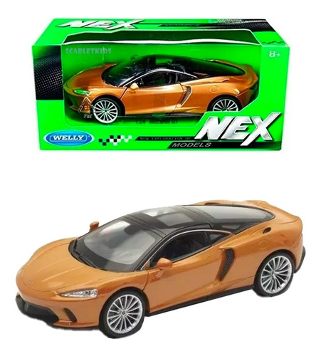 Mclaren Gt Nex New Exploration 1:24 Welly Scarlet Kids