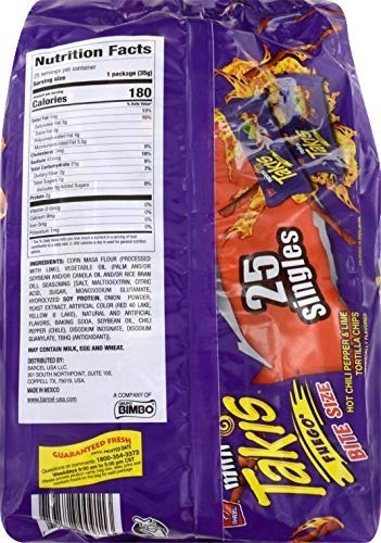 Caja Mini Takis Fuego 25 Pack Barcel