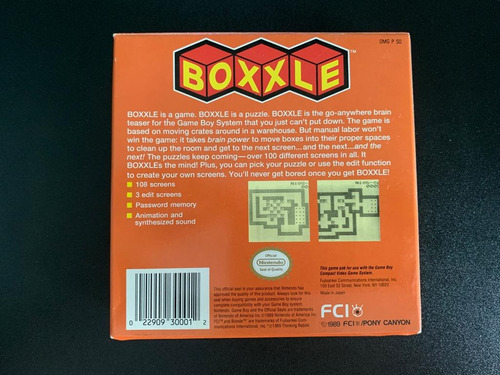 Boxxle Game Boy (Usado)