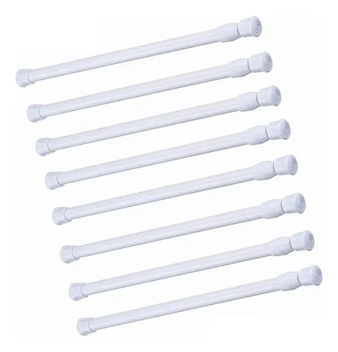 comprar Paquete 8 Barras Tensión Cortina Resorte 40-71 Cm Ajustable
