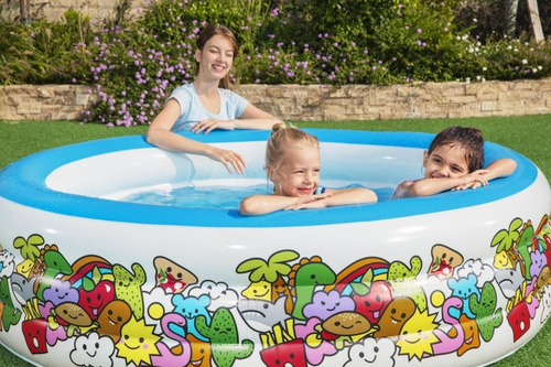Piscina Inflable 3 Anillos P/ Niños 1.52mx51cm Bestway.