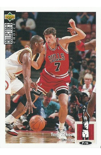 Barajita Toni Kukoc Upper Deck 1994 #107 Bulls Chicago