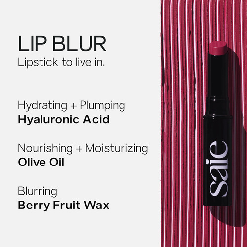 Lápiz Labial Saie Lip Blur Soft Matte Long Lasting Nouveau