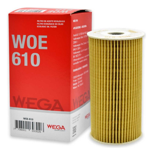 Filtro Aceite Gol Bora Passat Sharan A3 A4 Toledo Ibiza Wega