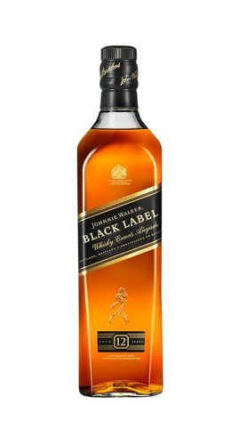 Imagen 1 de 3 de Johnnie Walker Black Label Blended Scotch 12 escocés 750 mL

