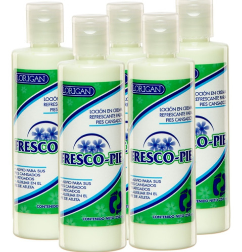 Fresco Pie Loción Descansa Pies Florigan 250ml Pack De 5