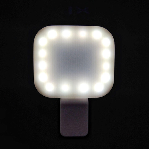 Luz Para Selfies, Anillo De Luz Con Clip Para Violeta