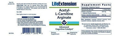Carnitina Arginato Cápsulas