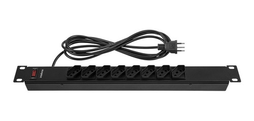 Protetor Eletrônico Para Rack Intelbras Epr 208+ 8tm Cabo 3m
