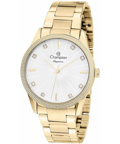 Relógio Champion Feminino Dourado Cn25823h