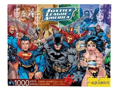Imagen 1 de 5 de Justice League Puzzle 1000 Piezas Nuevo Musicovinyl