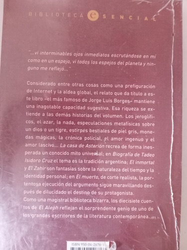 El Aleph - Jorge Luis Borges, Ed. La Nación, 1a Ed.