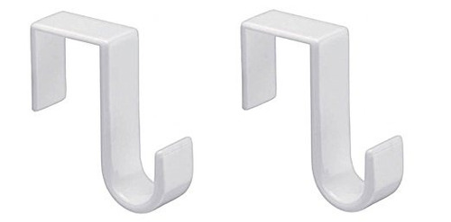 Pack De 2 Gancho Para Colocar Sobre Las Puertas, Blanca