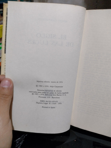 Alejo Carpentier El Siglo De Las Luces S26 (Usado)