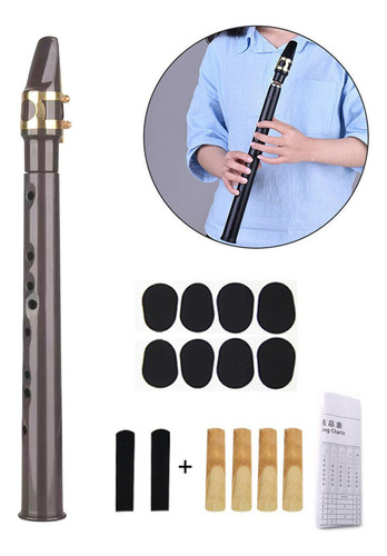 Saxofón De Bolsillo Saxofón Portátil, Práctico Marrón