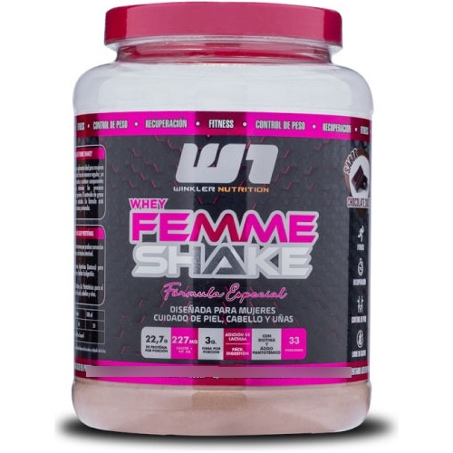 Whey Femme Shake Proteína Mujer Femme 1 Kg.winkler Nutrition