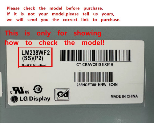 Tela Lcd Para Lm238wf2-ssp3