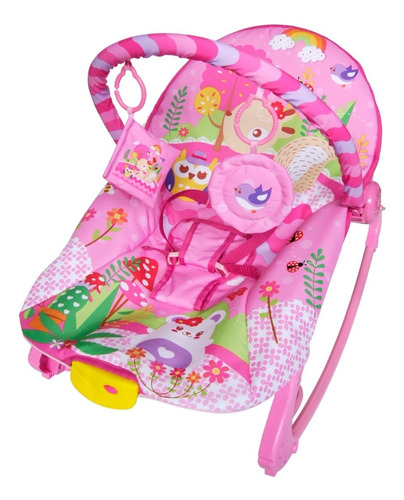 Color Baby cadeira de balanço para bebê Rocker cor rosa