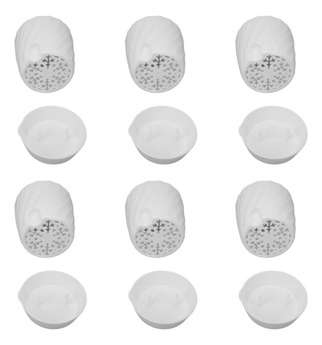 Maceta De Plástico Para Plantas De Jardinería, 6 Unidades