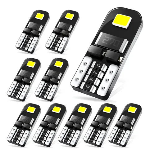 AUXITO T10 LED Matrícula Bombillas 6000K Blanco Super Brillante
