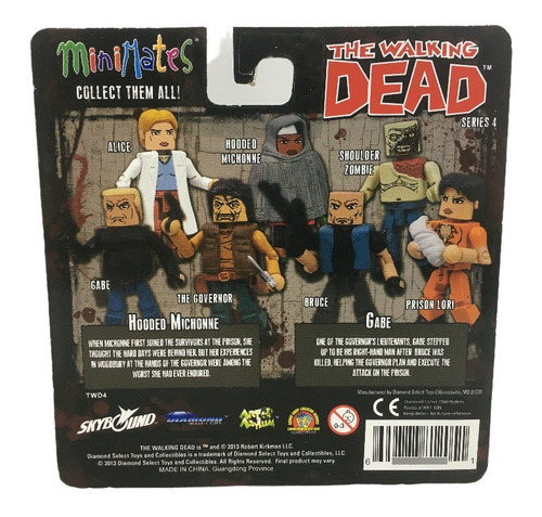 Diamond Minimates The Walking Dead Michonne Y Gabe