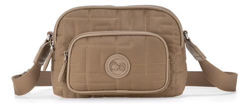 Bolso Crossbody Cloe Diyil Chico Color Marrón claro